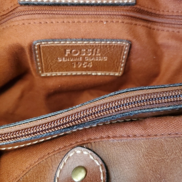 Fossil Canvas And Leather Tropical Handbag - Picture 16 of 16